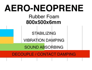 Aero-Neoprene-tabell-ljudbyggaren-bilstereo-bilradio-dämpmaterial