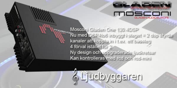 Mosconi Gladen One 130.4 DSP