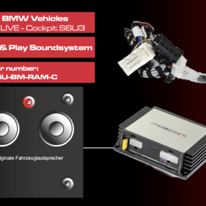 Gladen SoundUp paket för alla BMW i G-serien med RAM modul och centerkanal.